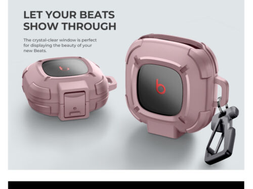 Custodia Dexnor per Beats Fit Pro 2021 Cover Ammortizzante con Moschettone Portachiavi - Foto 58 di 60
