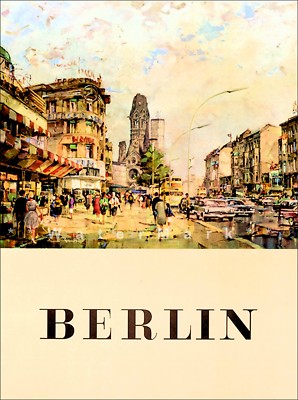 Berlin Germany 1966 Day Vintage Poster Print Retro Style Travel Art Wall Décor