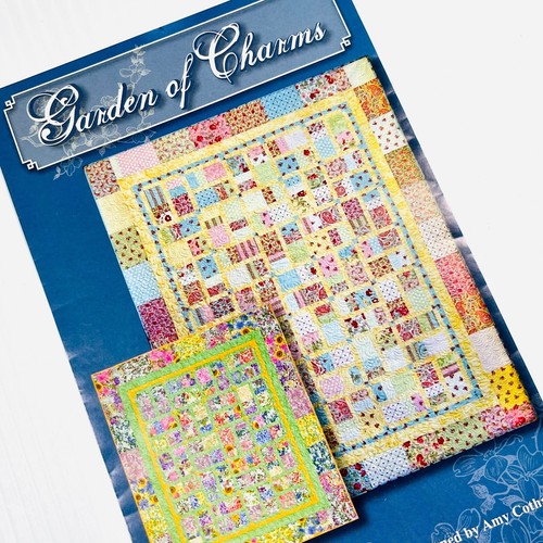 Garden of Charms Quilt PATTERN by Amy Cotham for Black Cat Creations Charm Quilt - Picture 7 of 7