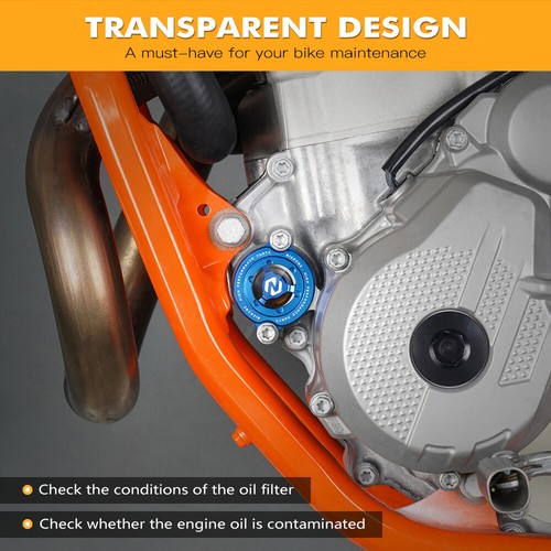 NiceCNC Oil Filter Cover Cap For Husqvarna FE250 FE350 FE450 FE501 2017-2025 - Bild 2 von 9