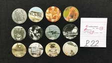AAFES POGS, 4th Series (Printing), 12 POGS, Complete 25¢ set, #P22 or... #P24