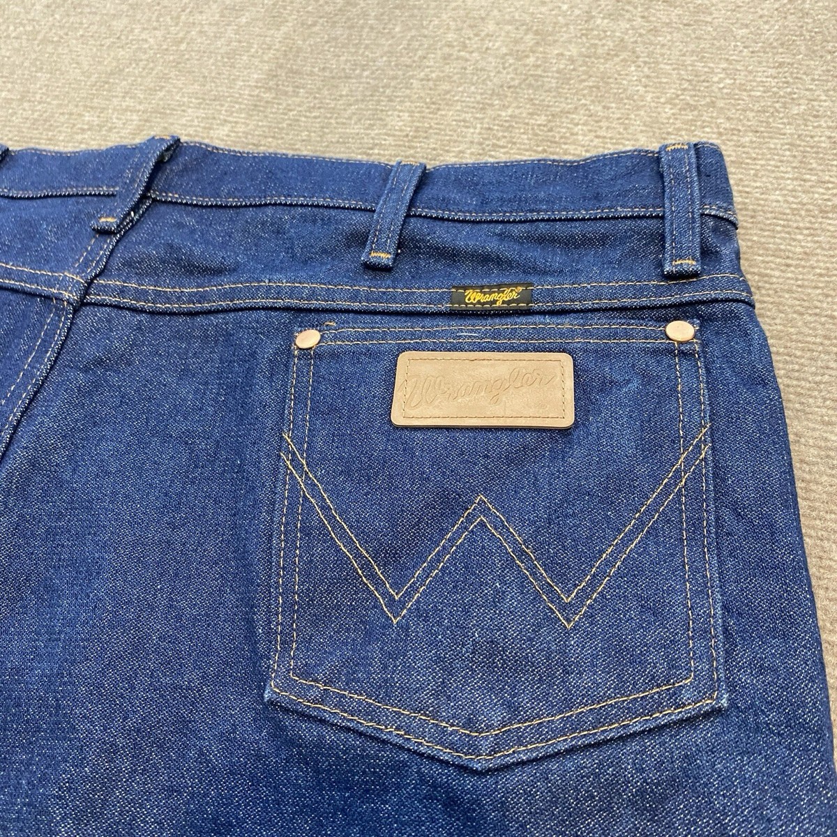 Wrangler Jeans Mens 40 Fits 39x32 Blue 936 DEN Cowboy Cut Slim Fit