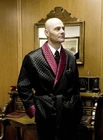 Elegance Black Designer Quilted Smoking Jacket Robe Black Luxury Comfort Style