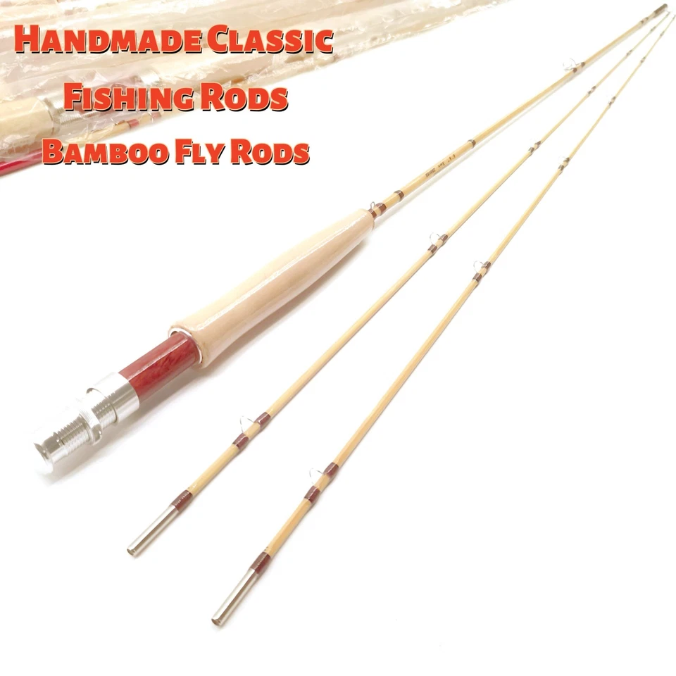 Handmade  Bamboo Fly Rods 6'6'' ~ 3 wt /2 Section ~  2 Tips / Fly Fishing Rods - Image 2 of 4