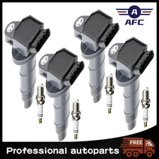 AFC4X Ignition Coils+4X Spark Plugs for 2002-2011 Rav4 Toyota Camry 2.4L /01-08
