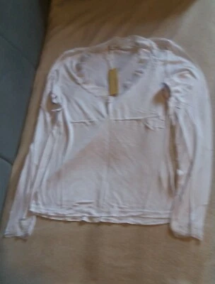 Tee shirt manches longues femme blanc TU - Photo 1/4