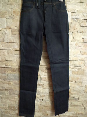 JOHN GALLIANO ORIGINAL RUNWAY MEN'S NAVY SLIM JEANS ITALY SIZE 44 US 28