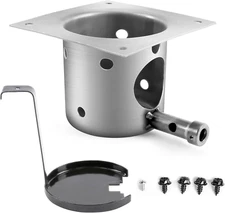 Grill Burner Fire Burn Pot Firepot Replacement Parts for Pit Boss Traeger