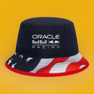 Red Bull Racing F1 USA Miami GP Special New Era Bucket 2024 Hat Adult Size S