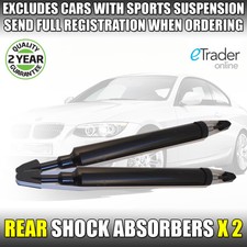 BMW 1 & 3 Series Rear Shock Absorbers PAIR E81 E82 E87 E88 E90 E91 E92 E93 NEW