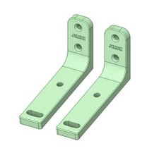  2 Bose Speaker 3D Printed Wall Mount Brackets Pair Fit: 101 102 121 151  More