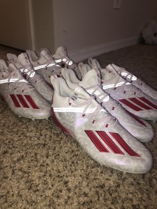 white 'softball cleats