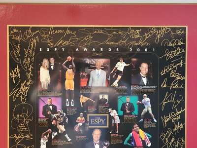 2001 ESPY Awards Autographed Poster ESPN Framed | eBay