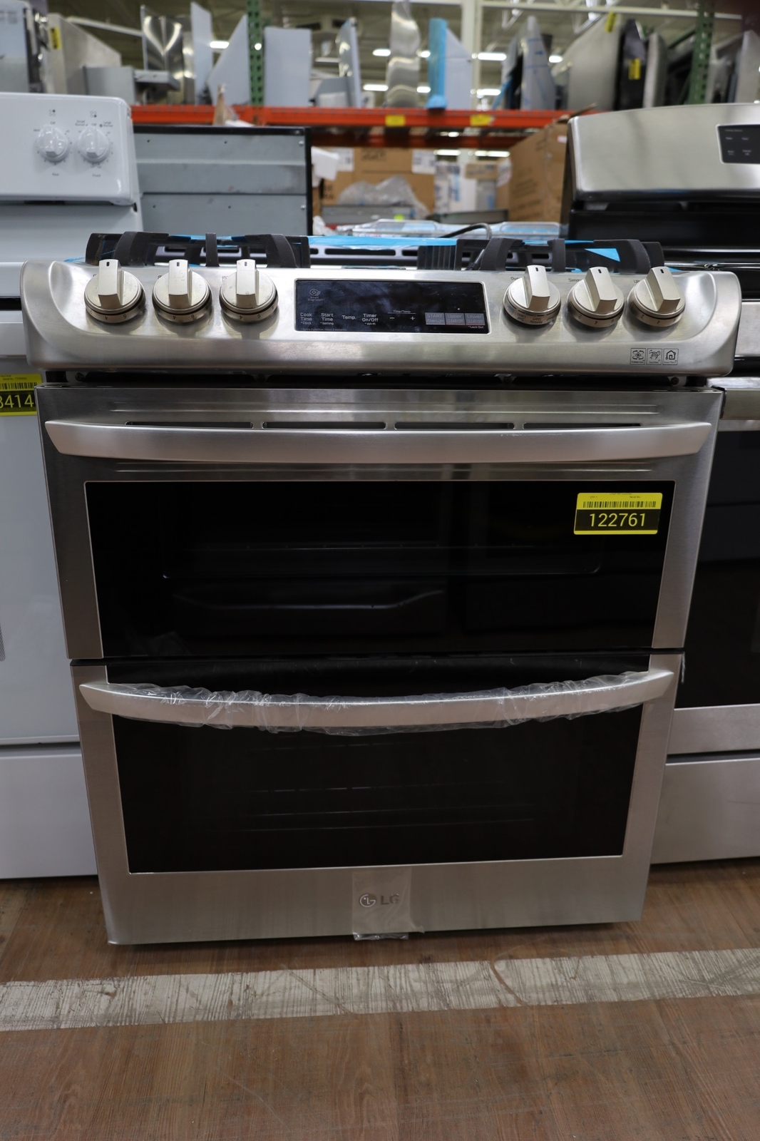 LG LTG4715ST 30" Stainless 5 Burner Double Oven Gas Range NOB 122761
