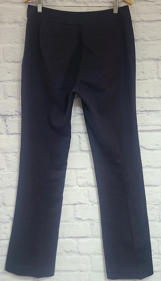 Cabi Nautical Mariner Trouser Pants #5077L Womens 8 Navy Blue Flare Leg Sailor - Image 2 of 4