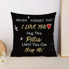 1 Piece Romantic Sentiment Pillow Cover Valentine's Day Gift