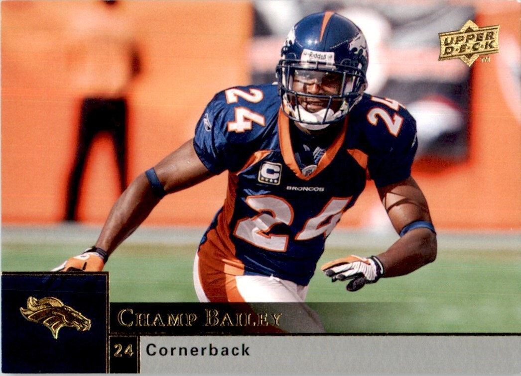 2009 Upper Deck Champ Bailey Denver Broncos #64 NFL Football Card