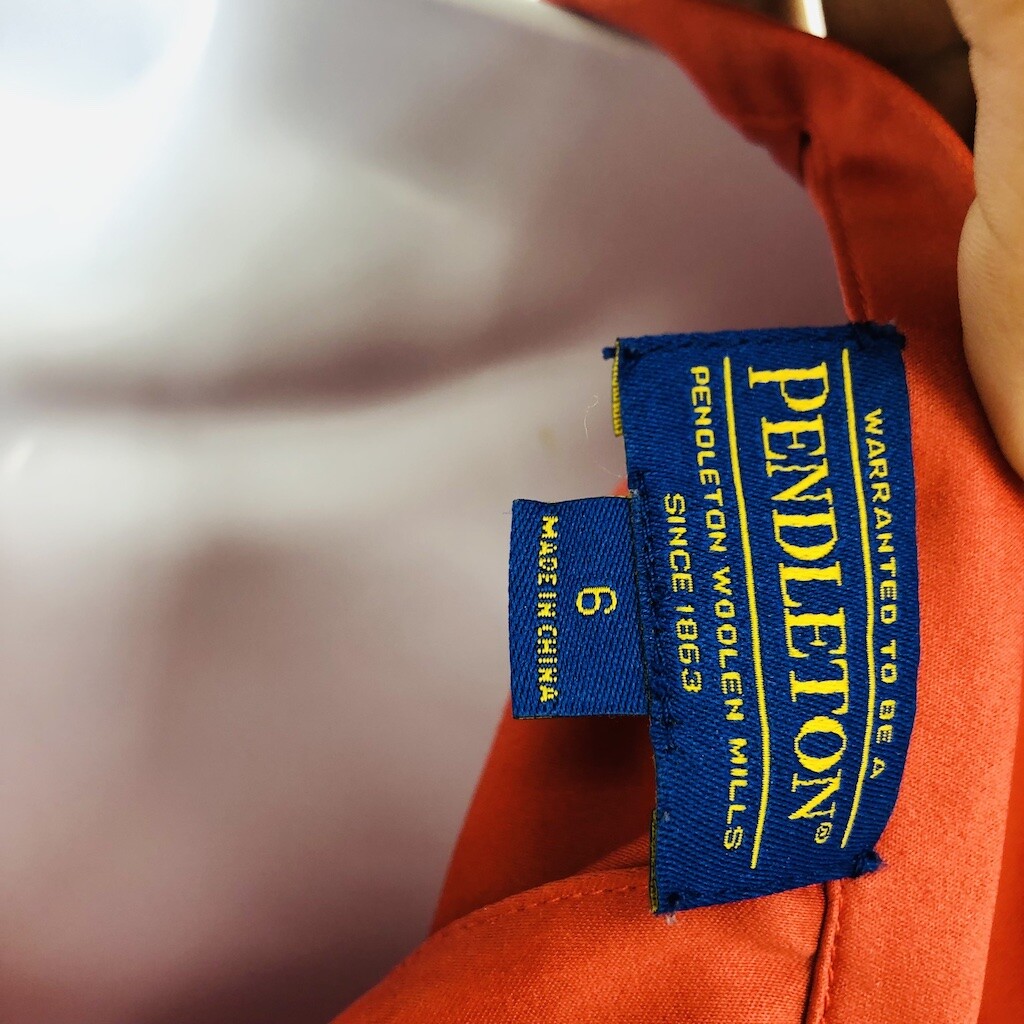 Pendleton Women's Red 100% Polyester Round Neck L… - image 7