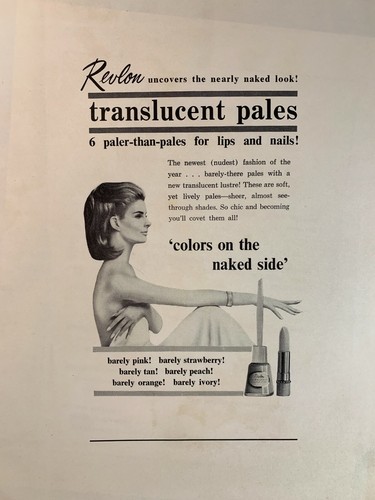 Original Radio Advertising Notes - Revlon "colors on the naked side" 1960's - Picture 3 of 6