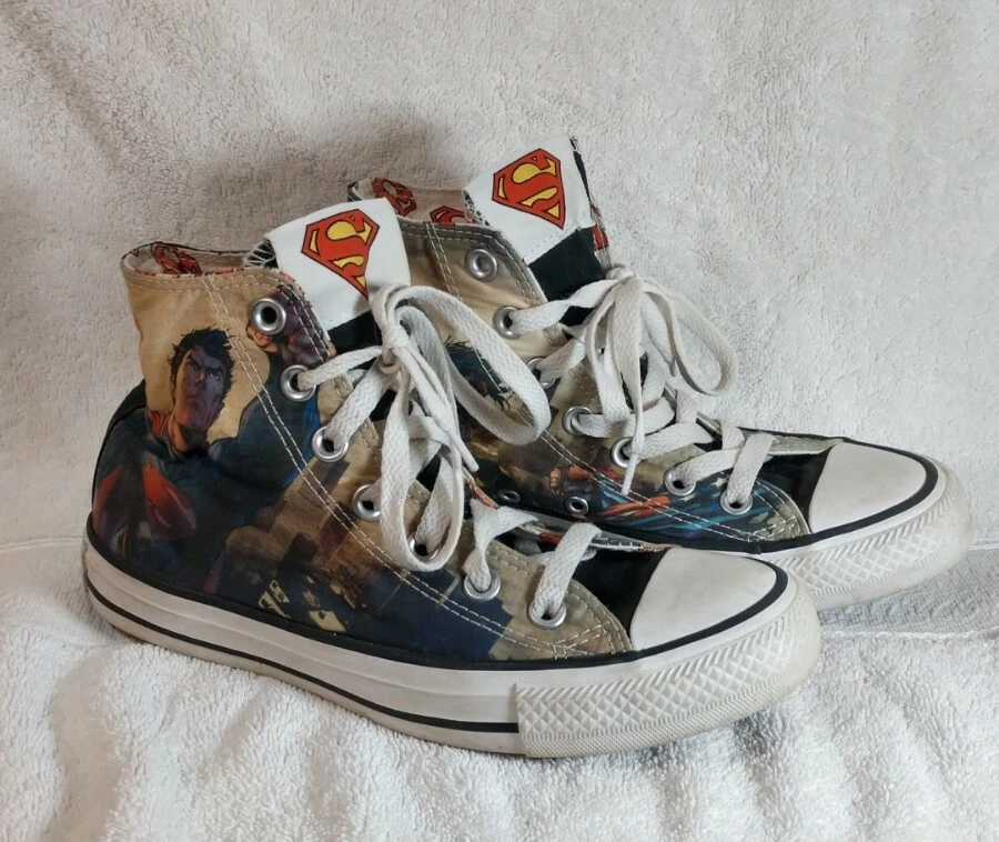 Converse Chuck Taylor Superman Edition High Top Shoes Mens Size 4