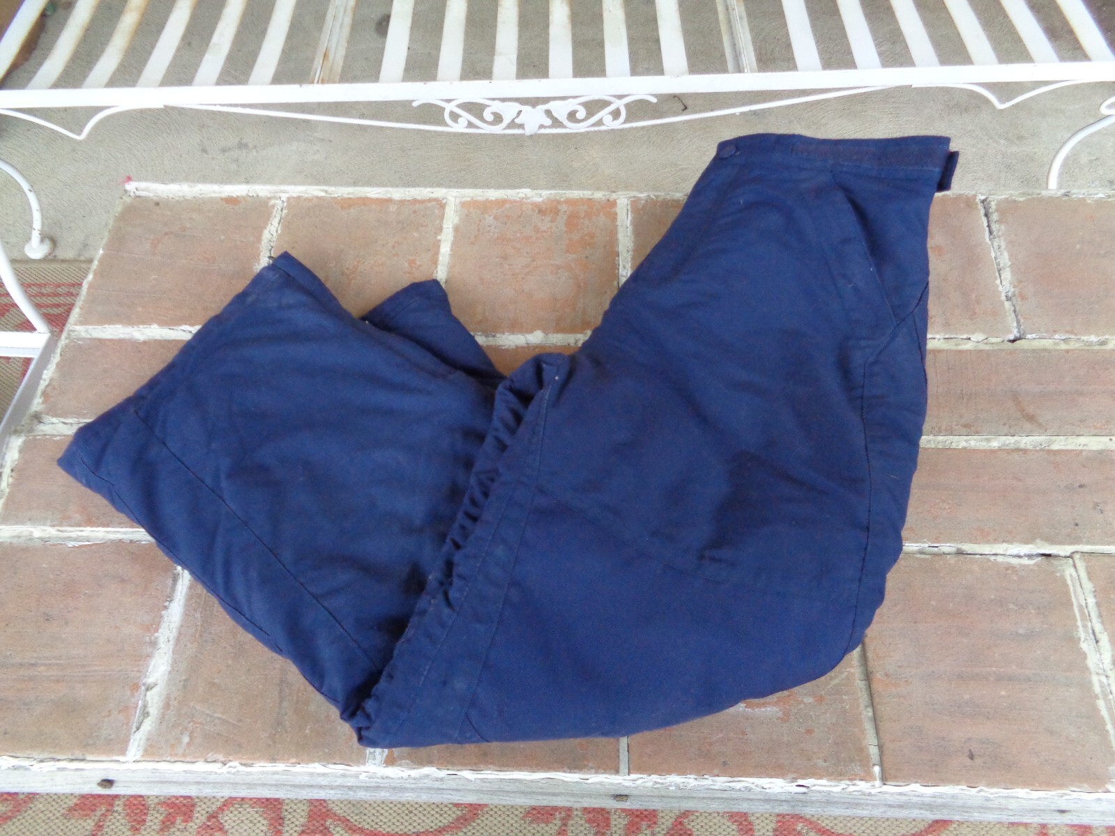 LLBean size 10 youth kids boys girls navy blue snow pants winter