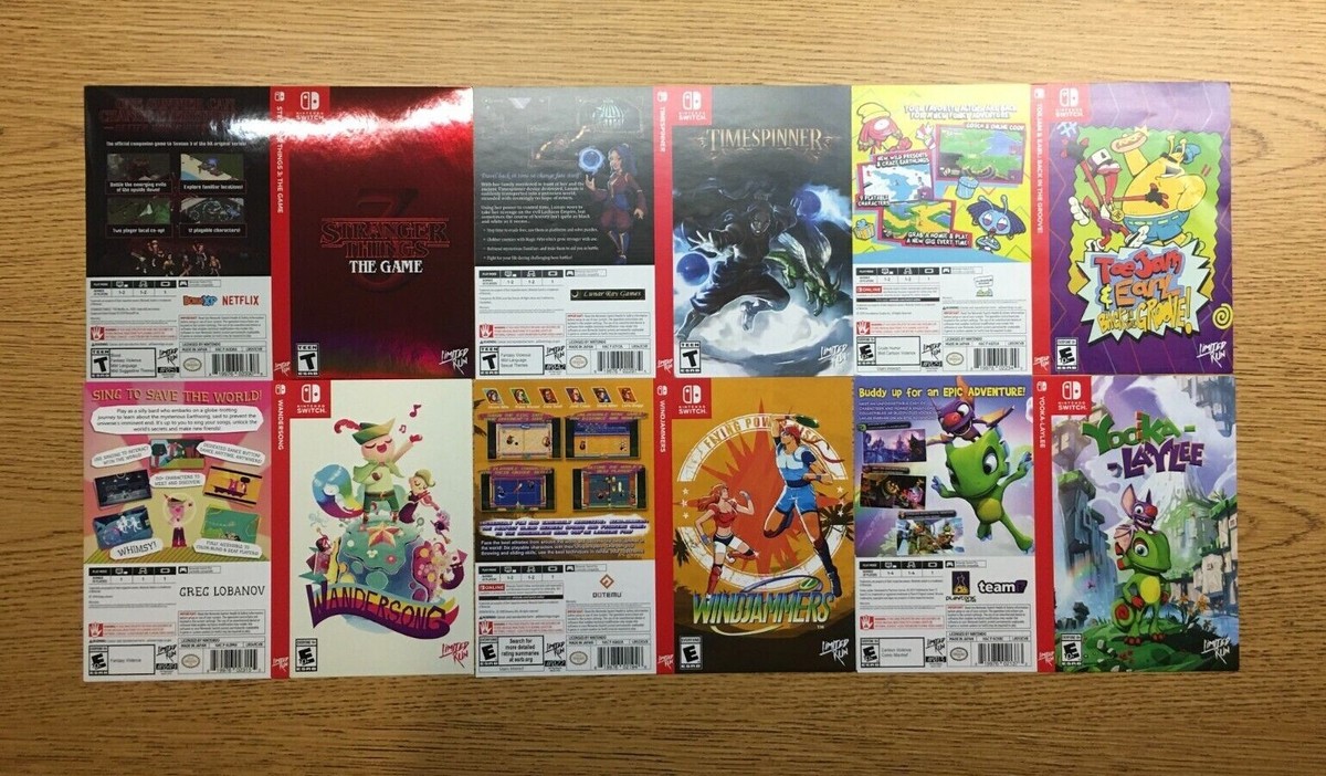 Nintendo Switch Limited Run - Box Art Covers Only (Authentic Nintendo Switch Limited Run - Box Art Covers Only (Authentic