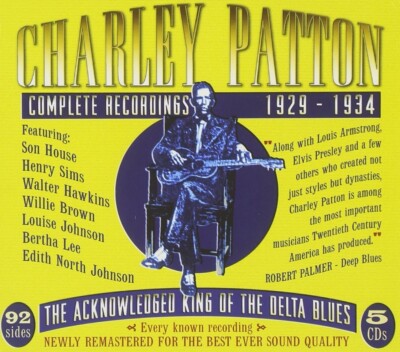 CHARLIE PATTON - COMPLETE RECORDINGS 5 CD NEU 