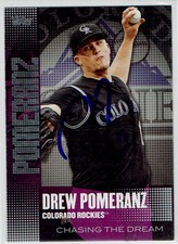 2018 WORLD SERIES CHAMPIONS BOSTON RED SOX DREW POMERANZ AUTOGRAPHED ROOKIE CARD