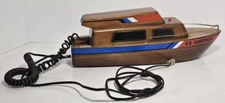 Vintage 1970s Telemania SS America Telephone Boat Yacht Landline Ship Phone