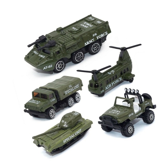 diecast metal military toys