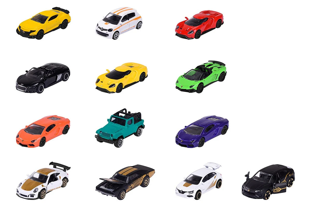 Majorette 1:64 Deluxe Assortment Die-Cast Cars Play Vehicles, Multi-color