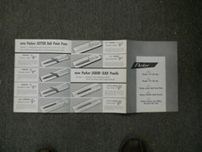 Parker Vintage 1955 New Item (Liquid Lead) Catalog