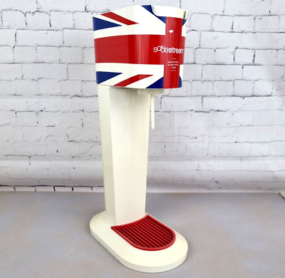 GB Soda Stream Union Jack Flag Design Rare Edition With Working Gas Bottle