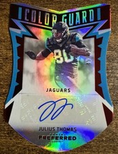 2016 Panini Preferred Color Guard /49 Julius Thomas #235 Rookie Auto RC SP