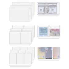 12 Pcs A6 Size Binder Pockets Budget Cash Envelopes Zipper Folders