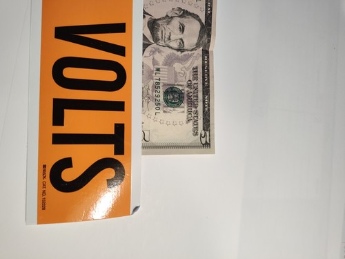 Tarjeta de voltaje BRADY 44115, 1 marcador, 480 voltios - Imagen 8 de 10