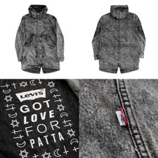 ✅ Patta X Levi’s® Fishtail Parka Vintage Black Wash Size Medium.