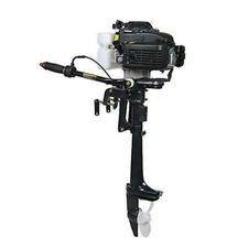 4HP 4-stroke outboard motor, 2.9KW max, CDI ignition, 0.3 gph fuel consumption
