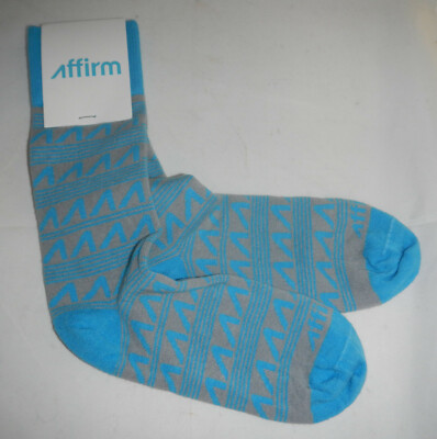 NEW Fintech Affirm Certified eCommerce Solution Company Logo Pair of Socks