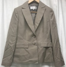 NEW Jones New York Suit Woman's Light Brown Blazer Jacket Suit Size 4
