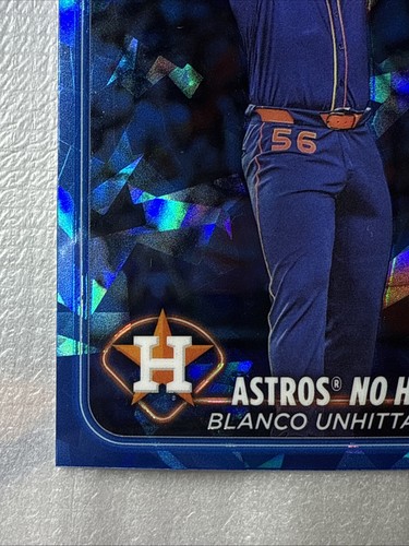 2024 Topps Chrome Update Sapphire RONEL BLANCO No Hitter RC Astros FREE SHIP - Picture 5 of 6