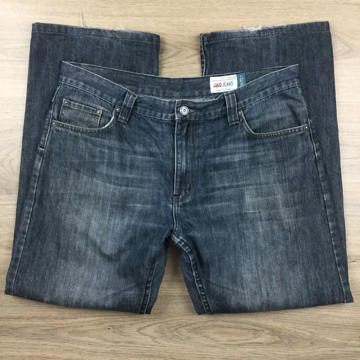 Jag Classic Fit Straight Size 36 Men s Jeans Hemmed 29.5