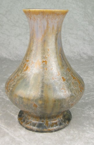 Belgium Faiencerie Thulin Art Deco Pottery Crystaline Glaze Vase 2190 Vintage - Picture 3 of 16