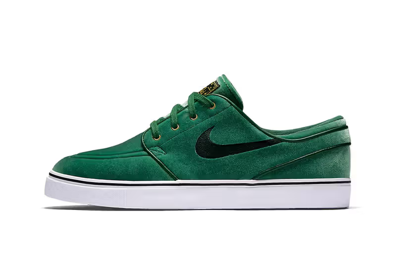Nike Zoom Stefan Janoski Prem TXT Gorge Green Black (D)(638) Men's