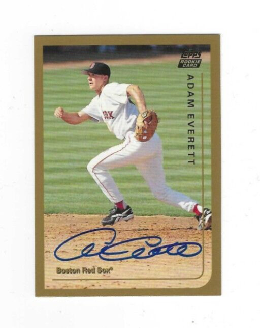 Signed Adam Everett Red Sox 1999 Topps Traded & Rookies Card #T48 w/COA