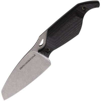 Grissom Knife & Tool Riverstone Fixed 3.25'' S35VN Steel Blade Micarta Handle