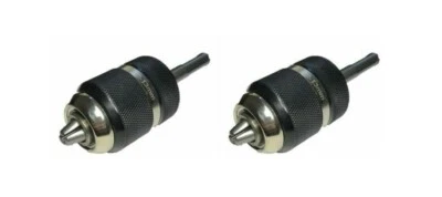 RDG 2 X 13MM KEYLESS DRILL CHUCKS/SDS ADAPTOR SDS CHUCK METAL BODY SILVER BAND