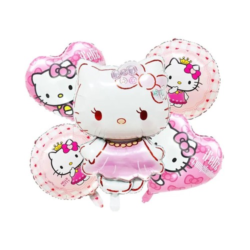 5 Stück Hello Kitty Kuromi My Melody Folienballons - Geburtstag Party Babyparty Deko - Bild 17 von 21