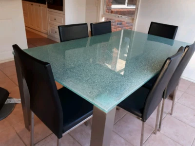 Glass Kitchen Table And 6 Chairs Dining Tables Gumtree