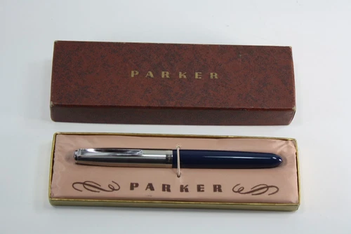 Vintage Parker 21 Special Fountain Pen Blue with box